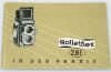 Instructions for Rolleiflex 2,8E, German Instructions for Rolleiflex 2,8E, German